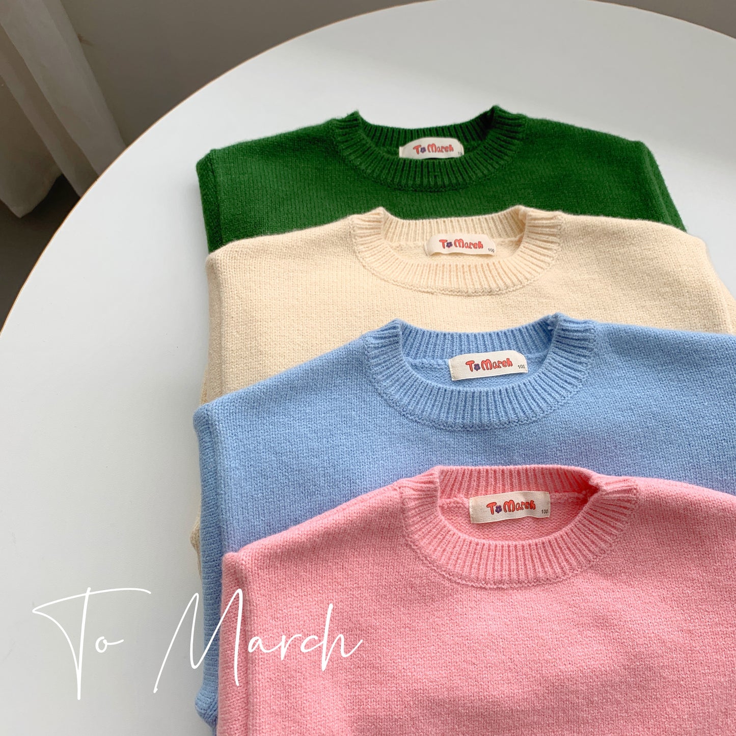 Plain Knit Sweater