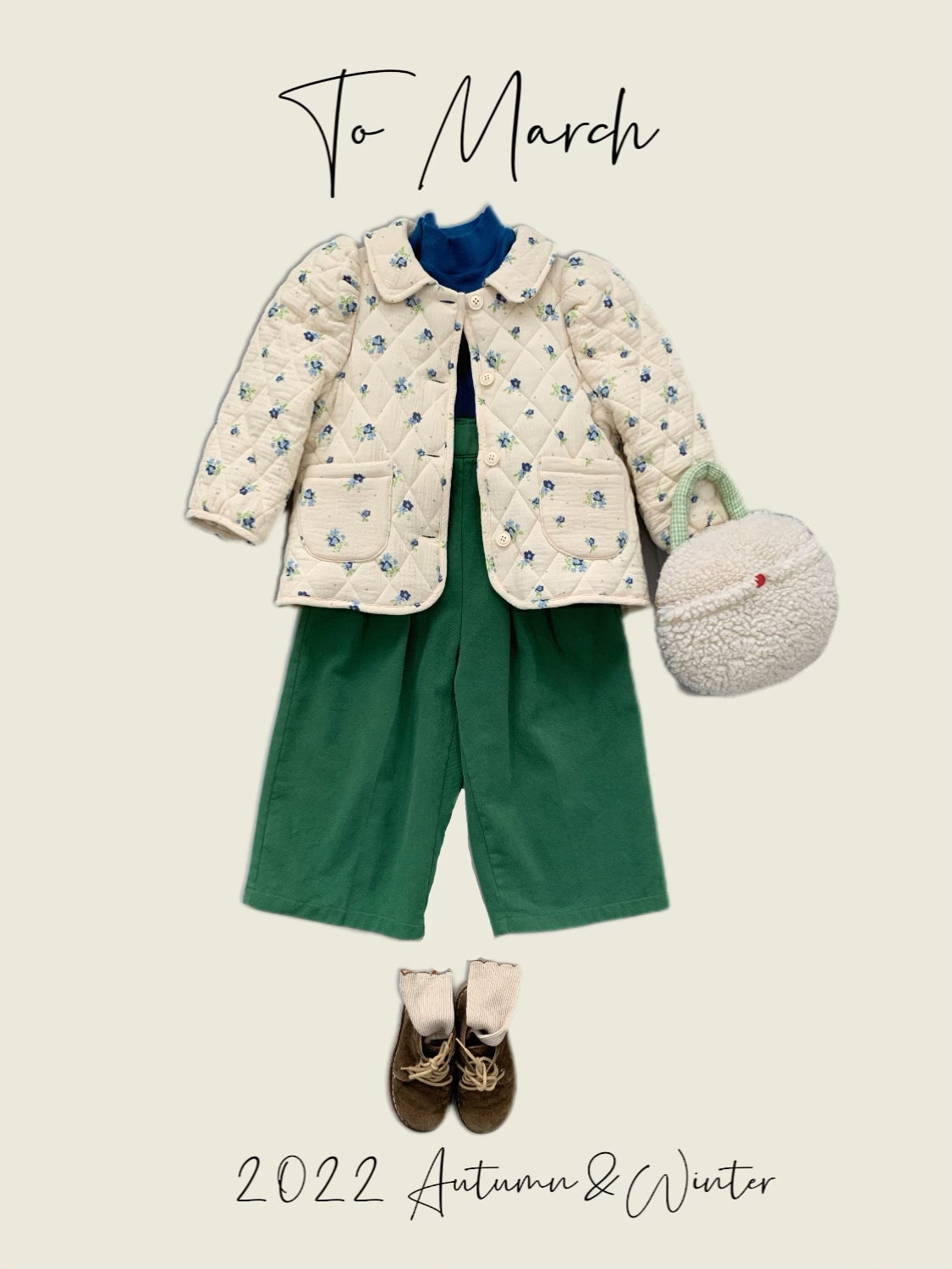 Floral Combined Quilted Jacket