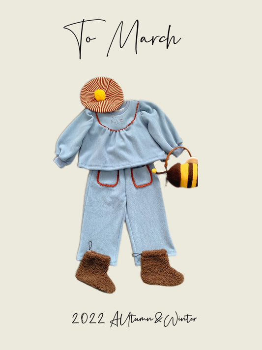 Cute Fleece Outfit Set