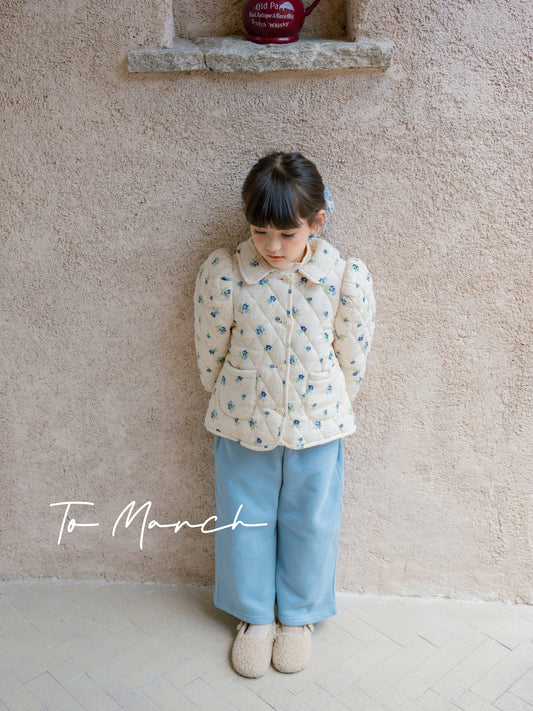 Floral Combined Quilted Jacket