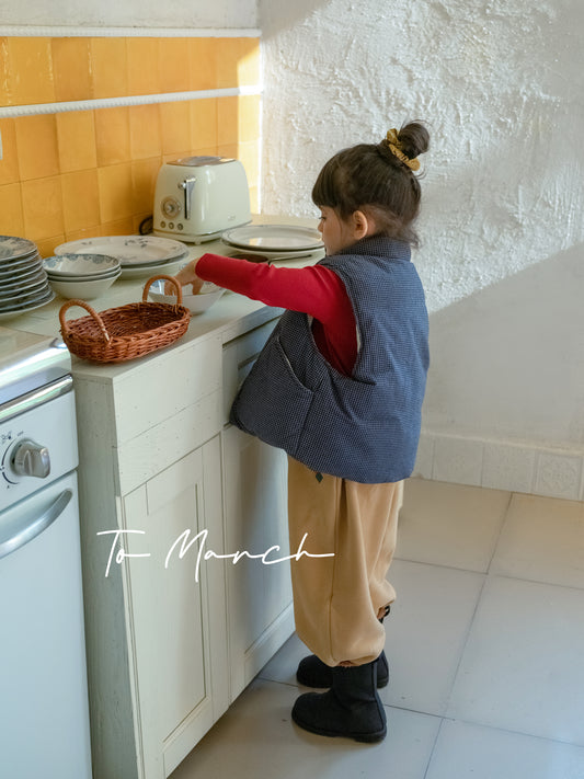 Winter Fleece Trousers With Embroidery Details