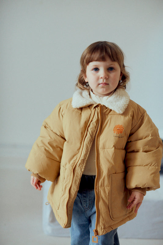 Little Lion Feather And Down Puffer Jacket