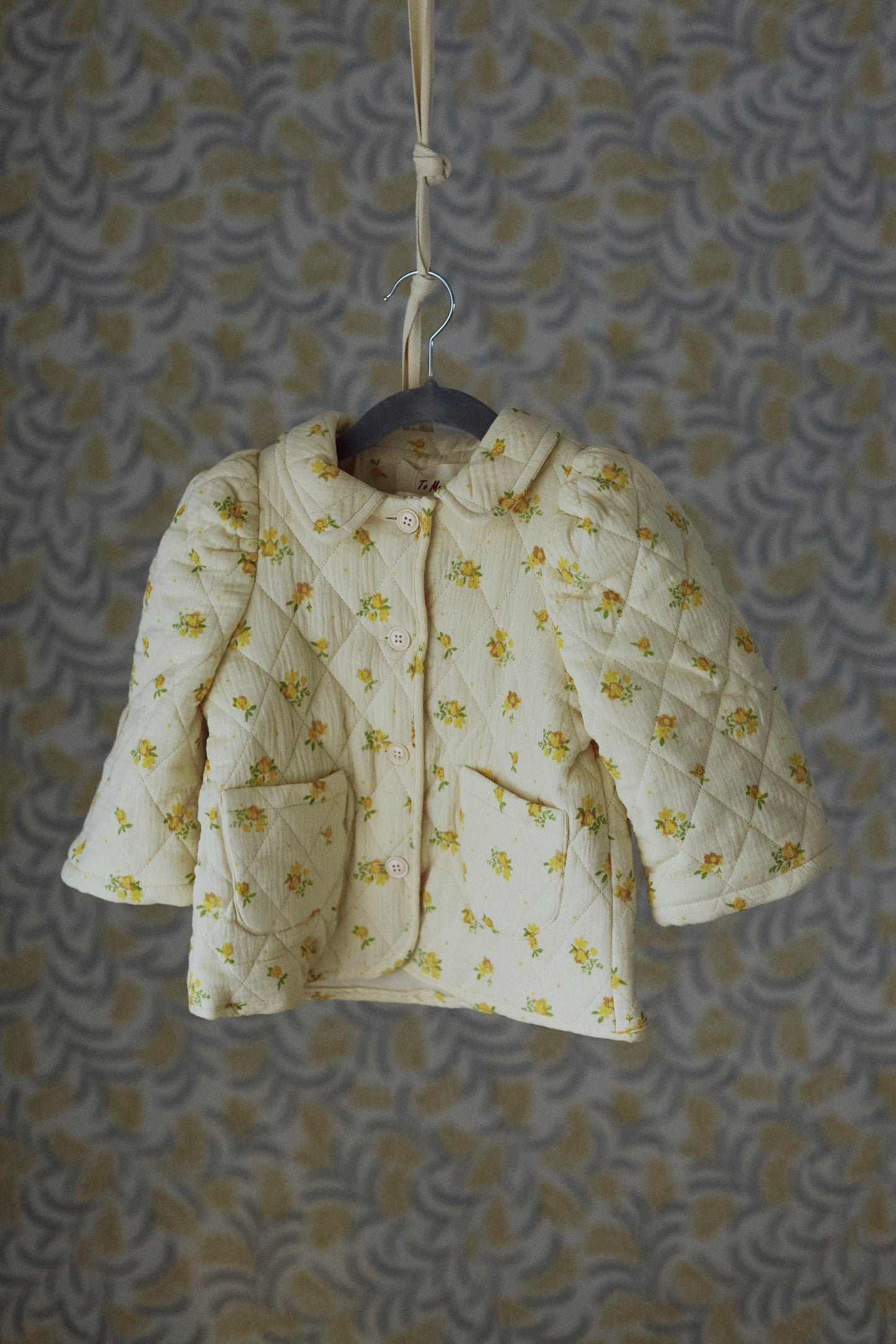 Floral Combined Quilted Jacket
