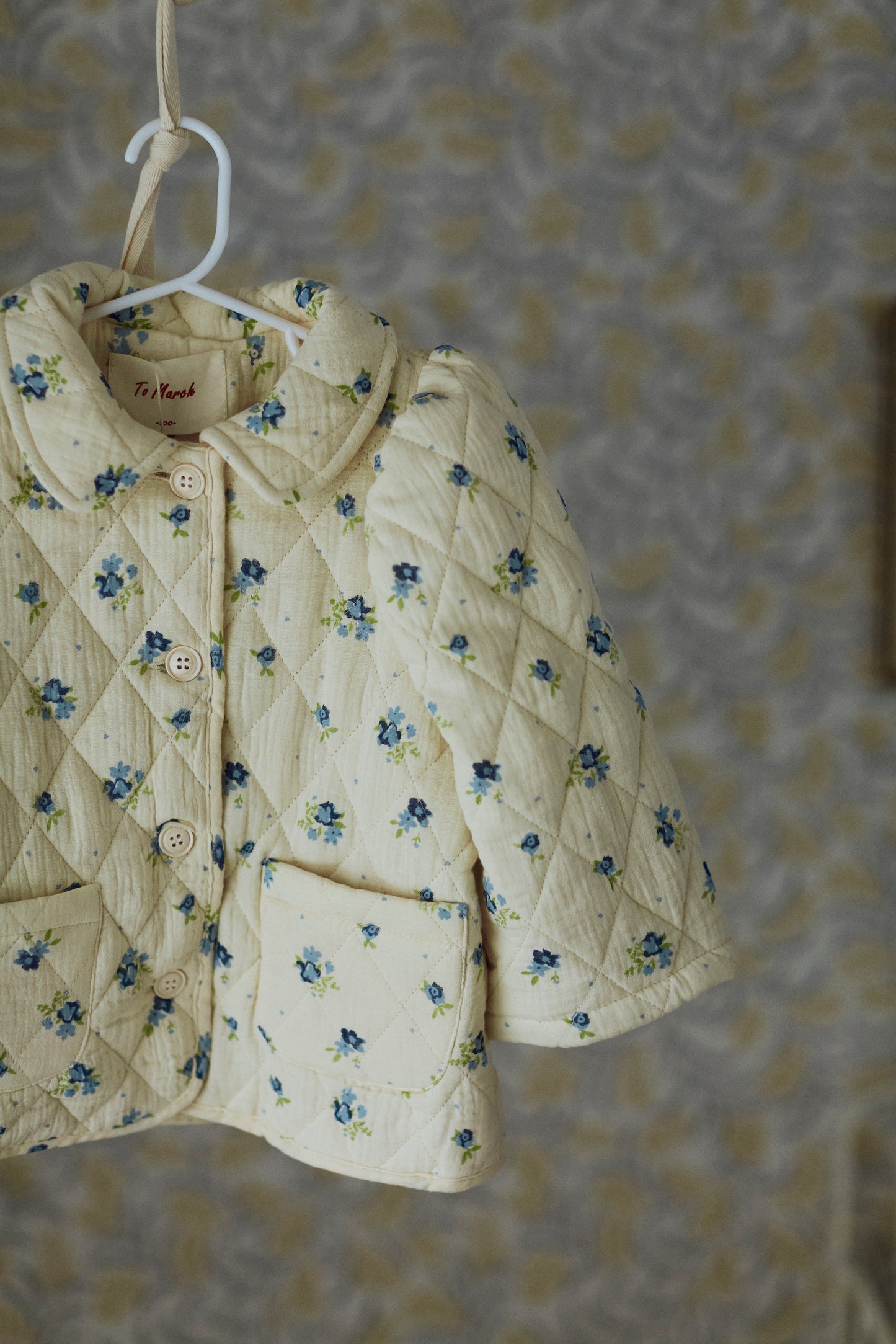 Floral Combined Quilted Jacket