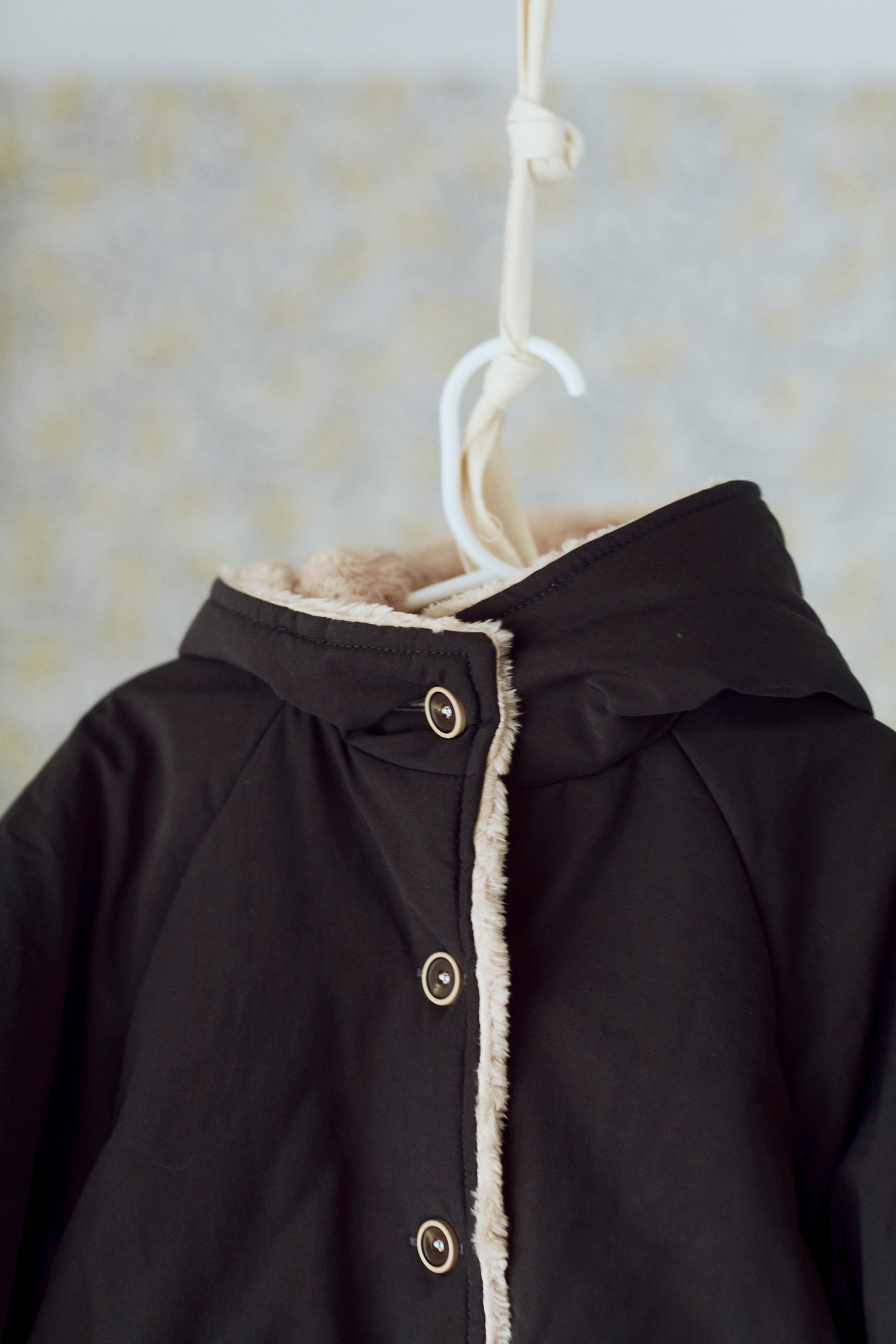 Faux Fur Puffer Coat With Hood