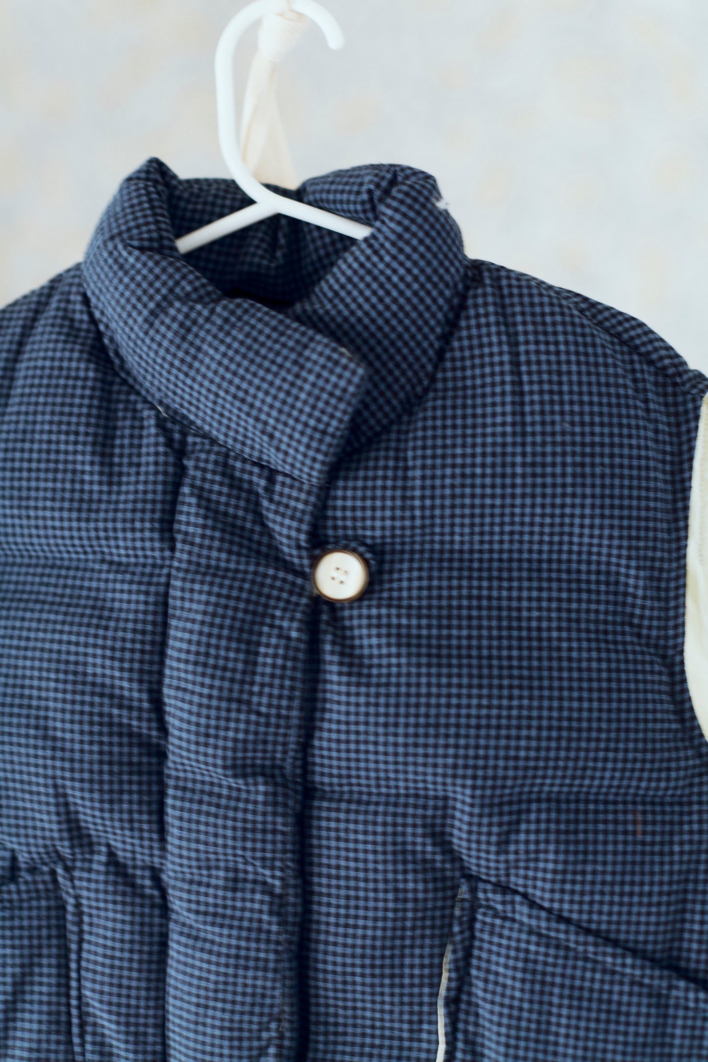 Plaid Padded Vest