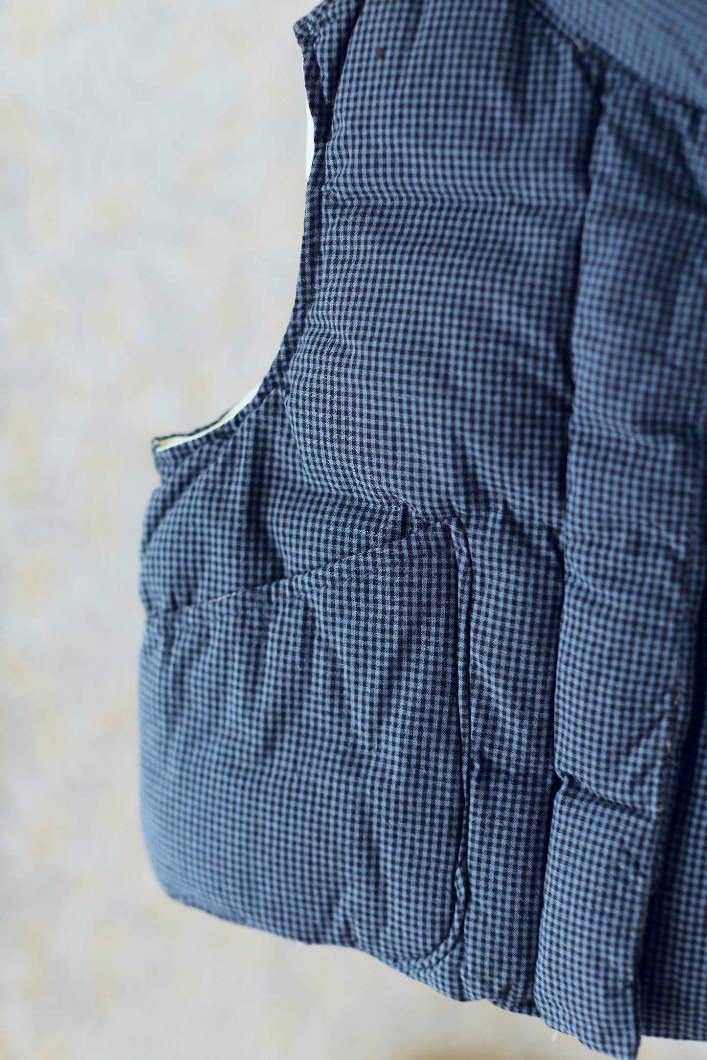 Plaid Padded Vest