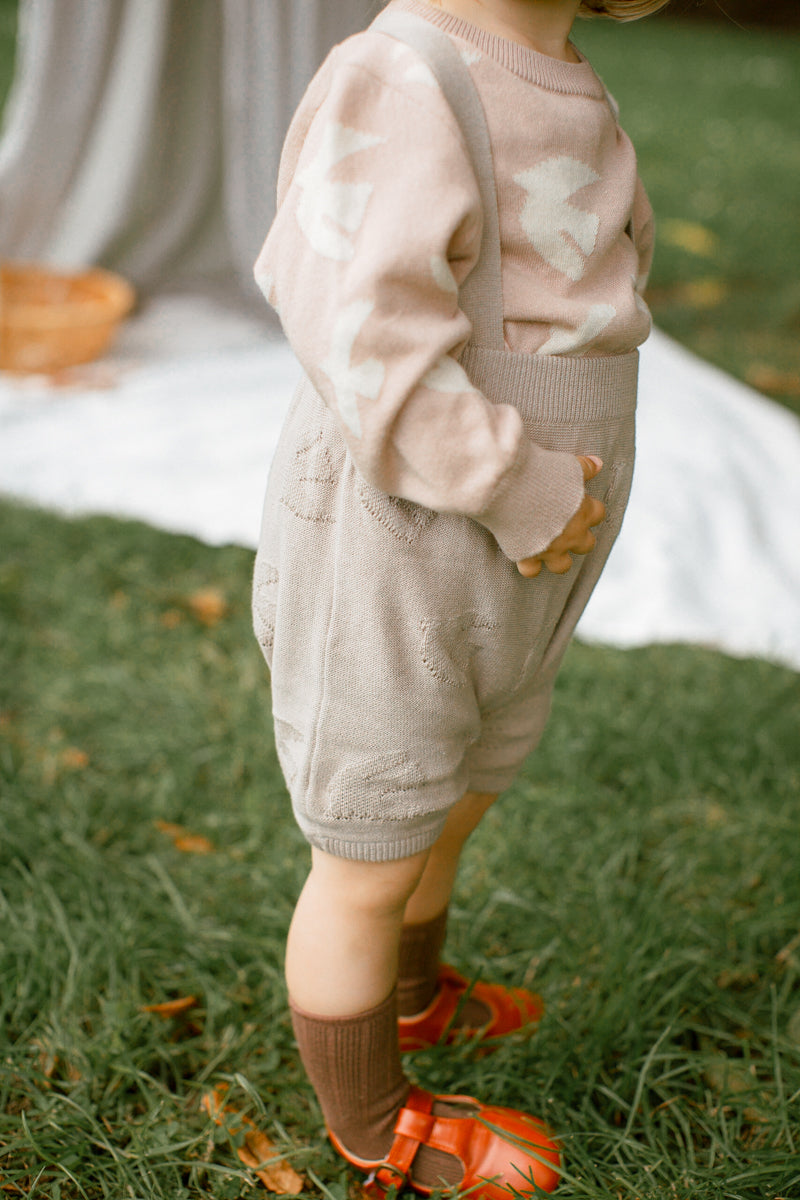 Lele Jove Knitted Bloomers Short Dungarees