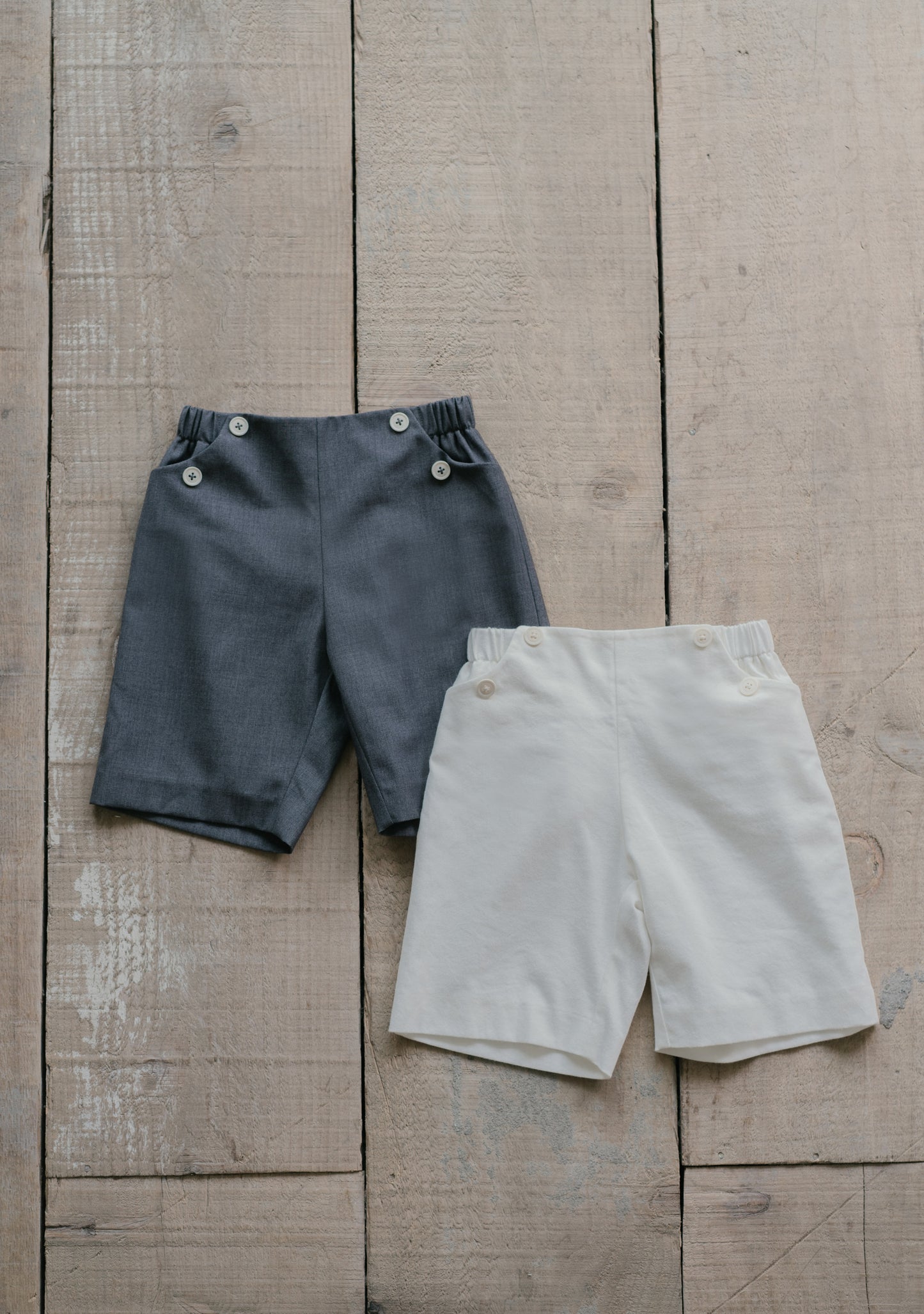 Little Musician Mid Length Shorts - Grey