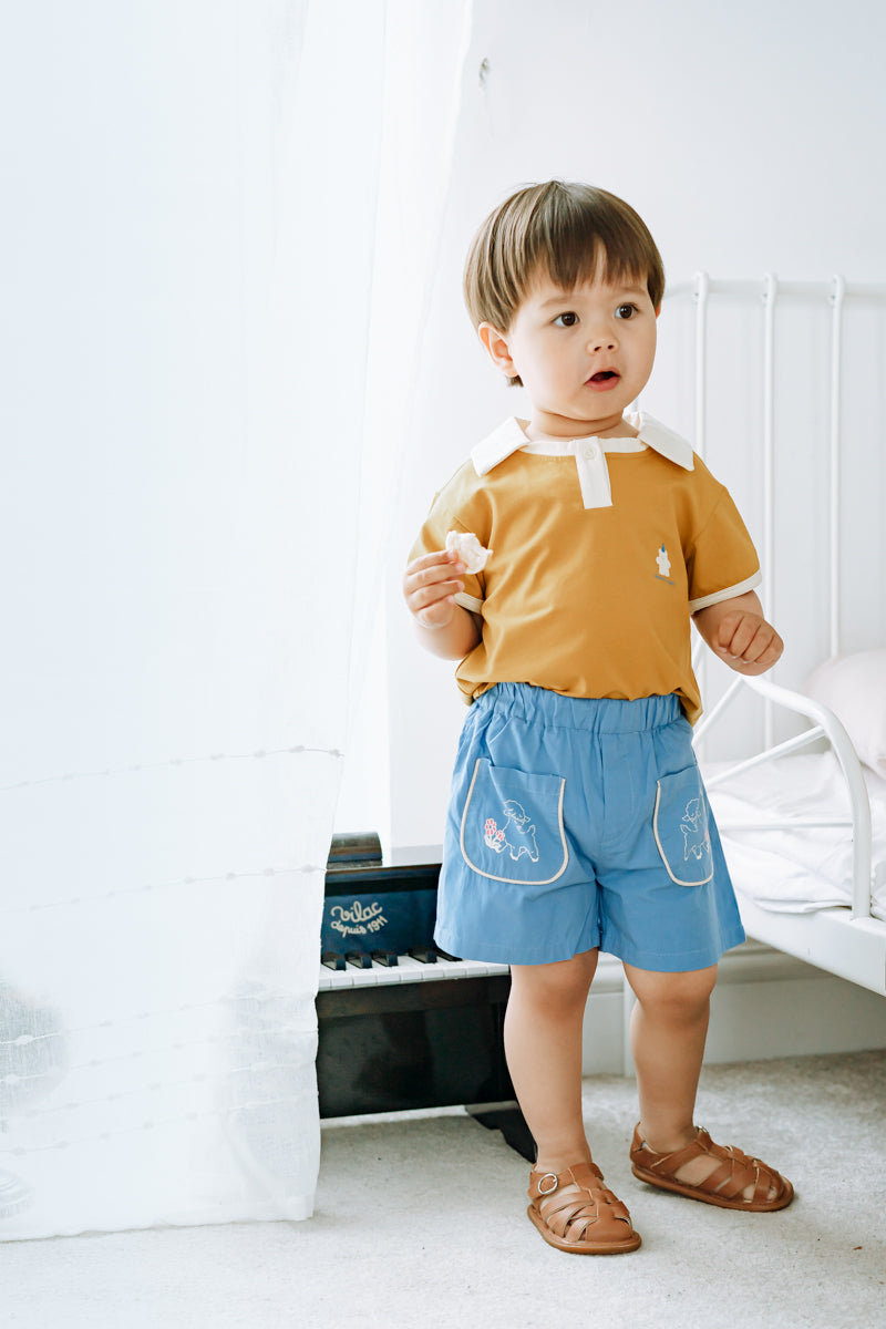 Little Little Teddy Bear Polo T Shirt
