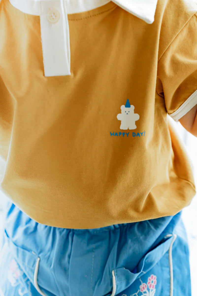 Little Little Teddy Bear Polo T Shirt