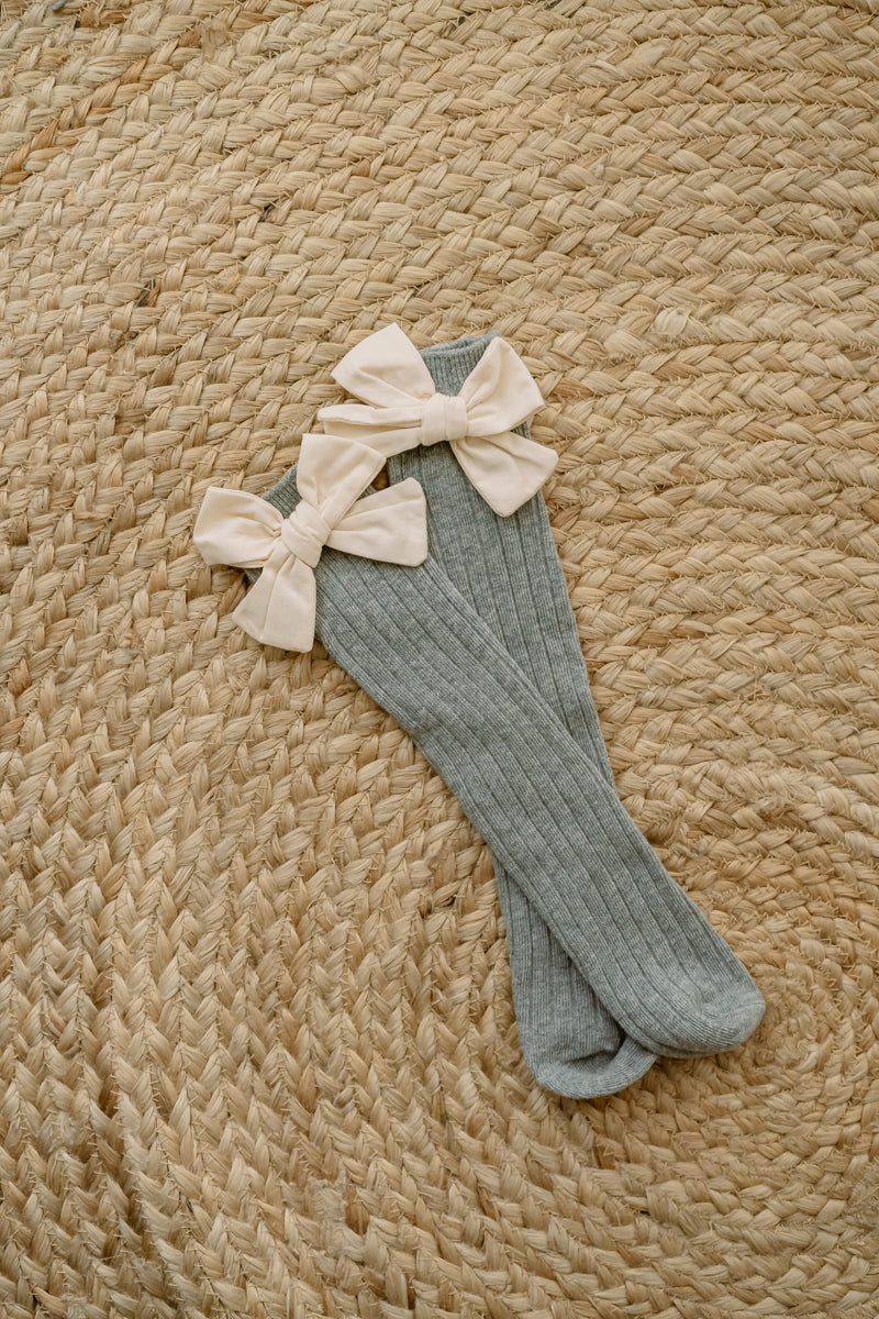 Little Little Girls Socks With Cotton Bow