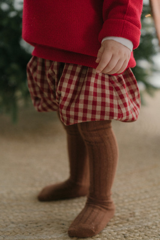 Christmas Red Check Bloomer
