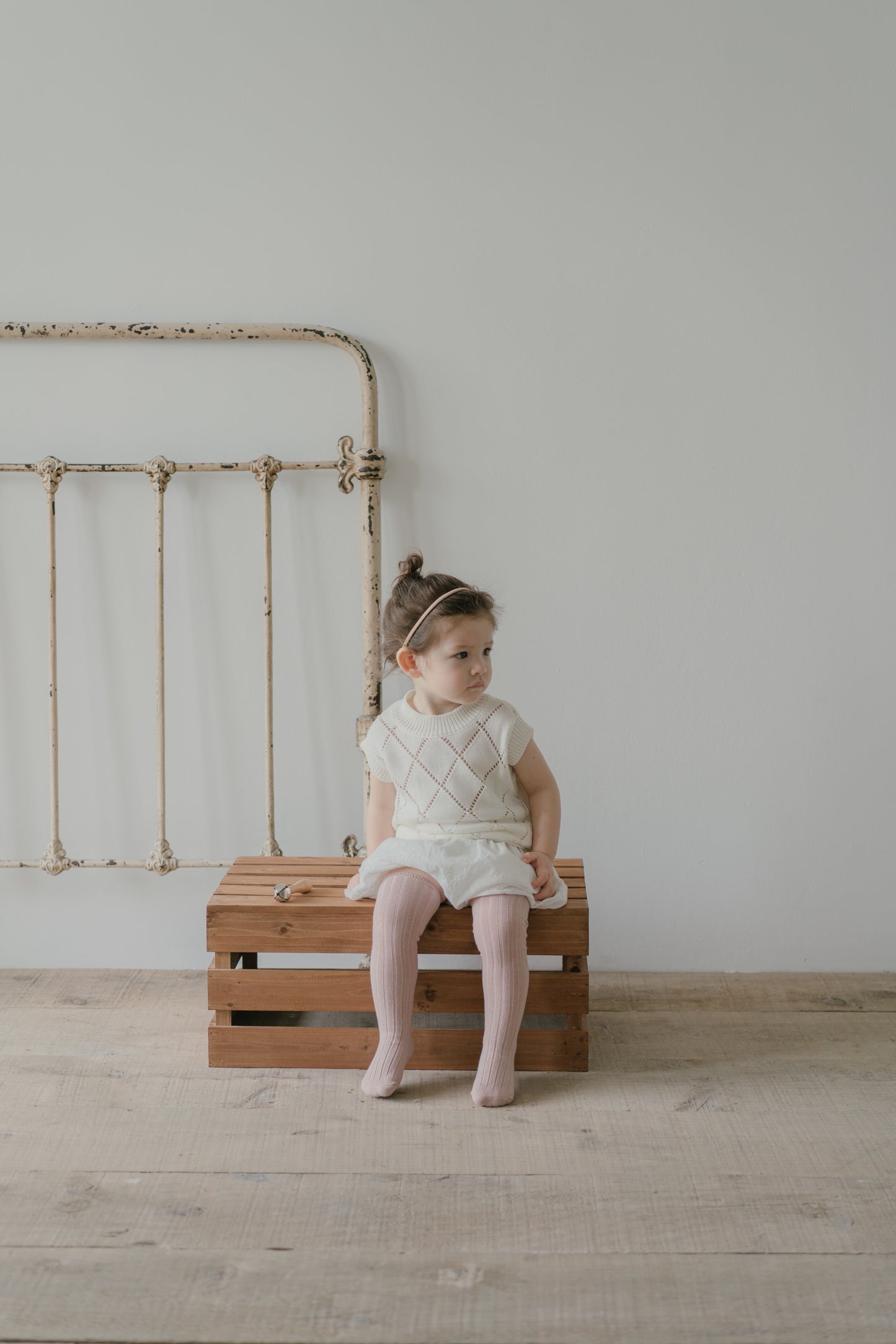Little Musician Creamy Knitted Vest