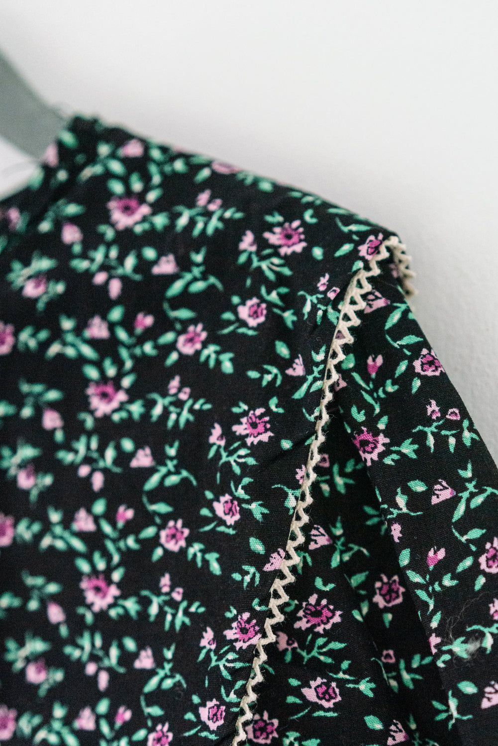 Little Little Statement Square Collar Floral Shirt