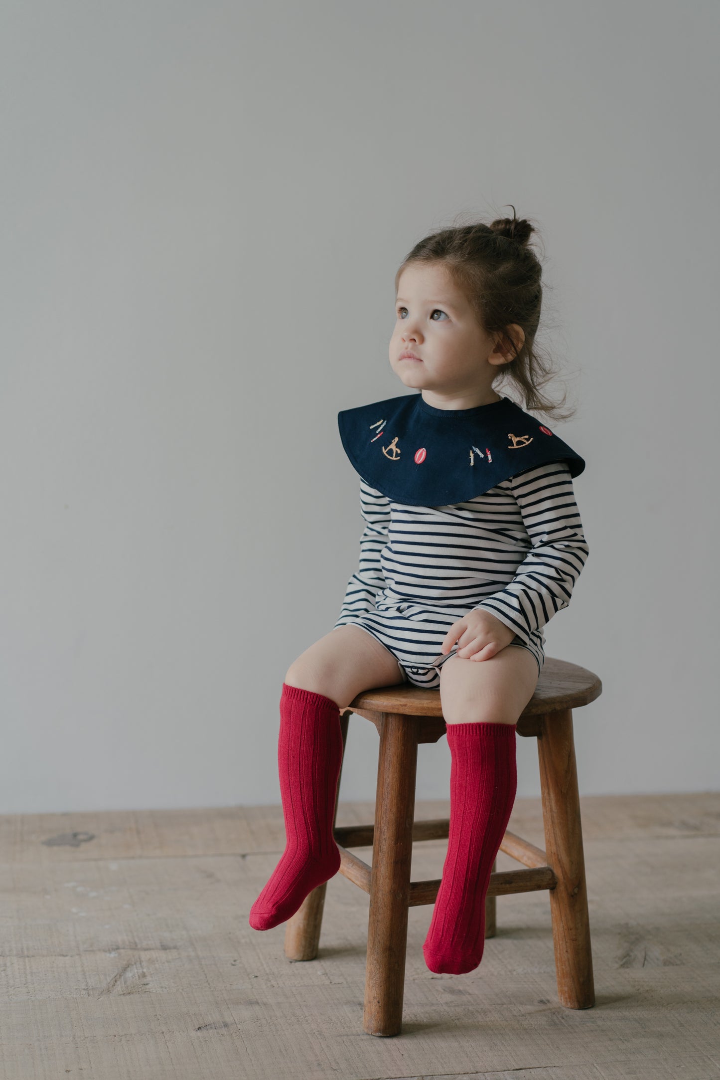 Little Musician Navy Stripe Bodysuit