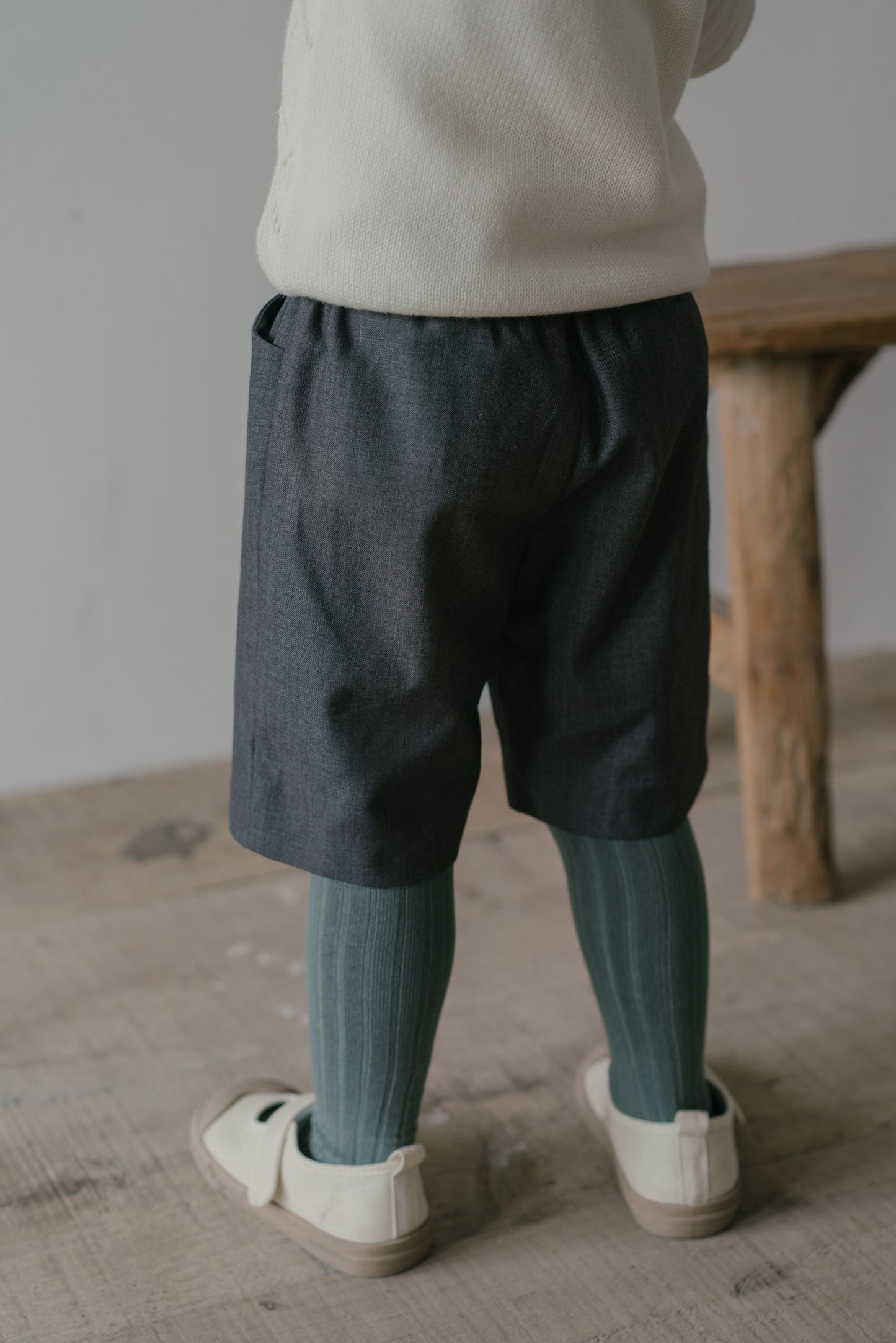 Little Musician Mid Length Shorts - Grey