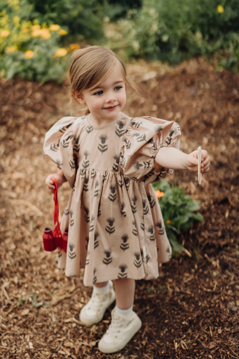 DANDELION GIRLS SHORT PUFF SLEEVES DRESS