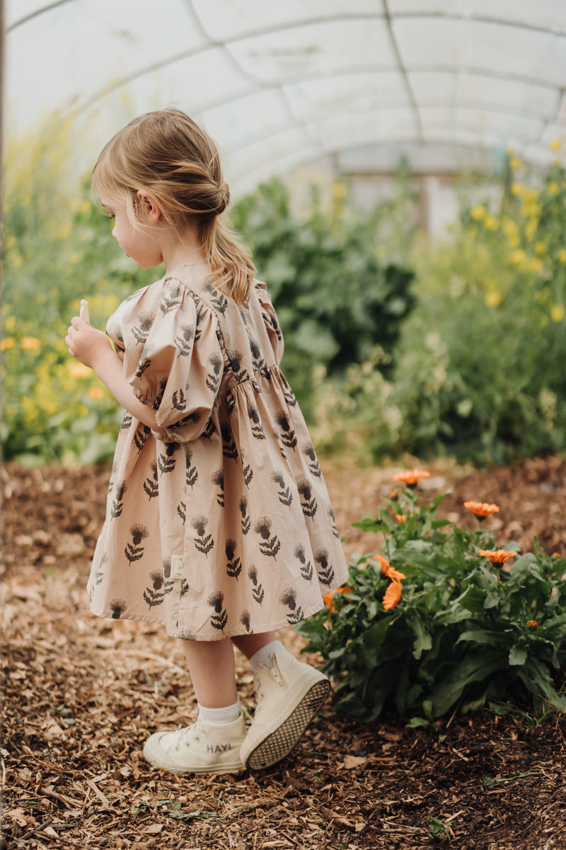 DANDELION GIRLS SHORT PUFF SLEEVES DRESS