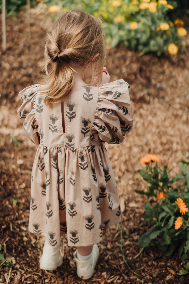 DANDELION GIRLS SHORT PUFF SLEEVES DRESS