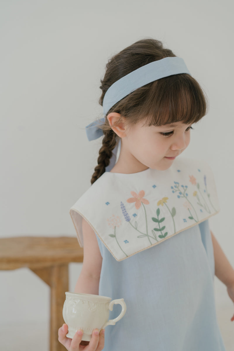 ALICE IN WONDERLAND STATEMENT COLLAR DRESS