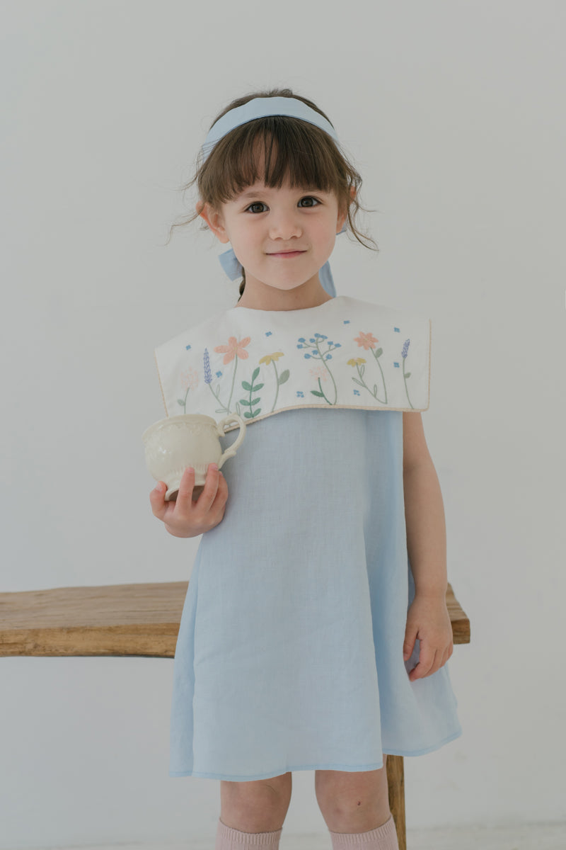 ALICE IN WONDERLAND STATEMENT COLLAR DRESS