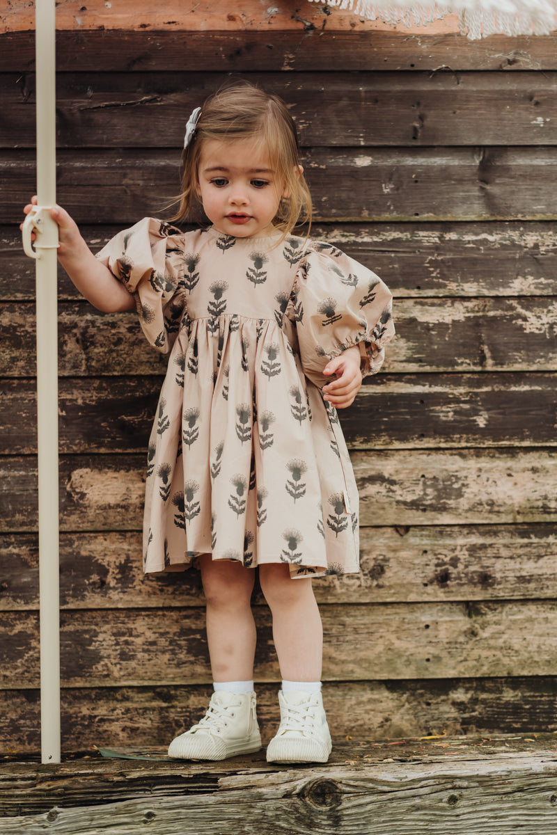 DANDELION GIRLS SHORT PUFF SLEEVES DRESS