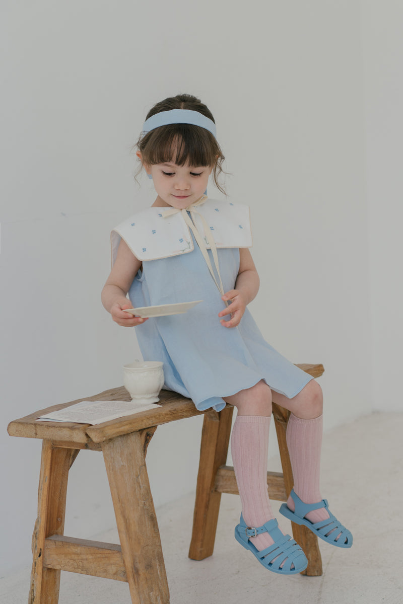 ALICE IN WONDERLAND STATEMENT COLLAR DRESS