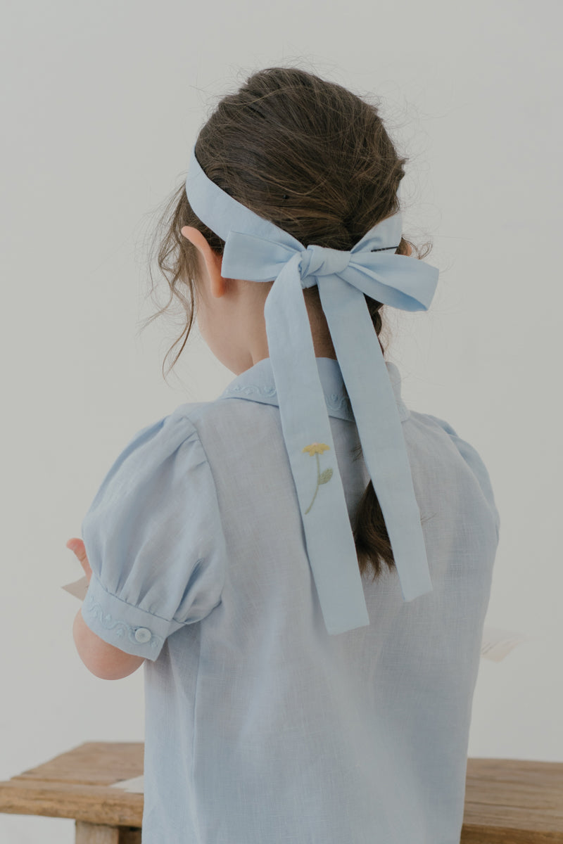 ALICE IN WONDERLAND ROUND COLLAR BLUE OUTFIT