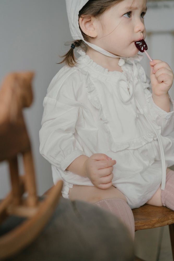 Little Musician White Basic Bodysuit