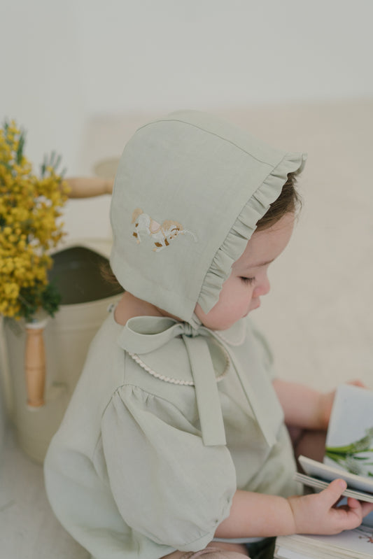 Little Musician Baby Horsey Bonnet