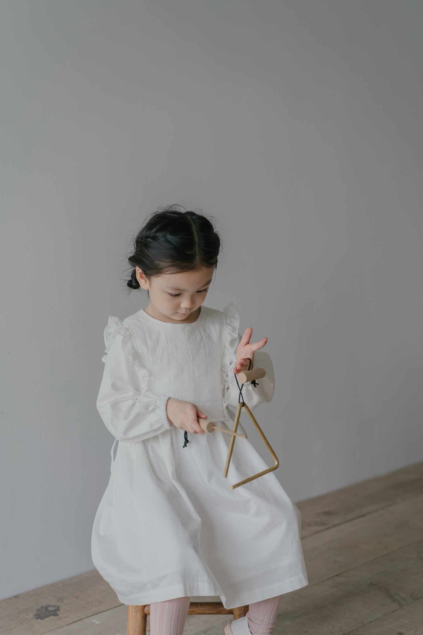 Little Musician White Smock