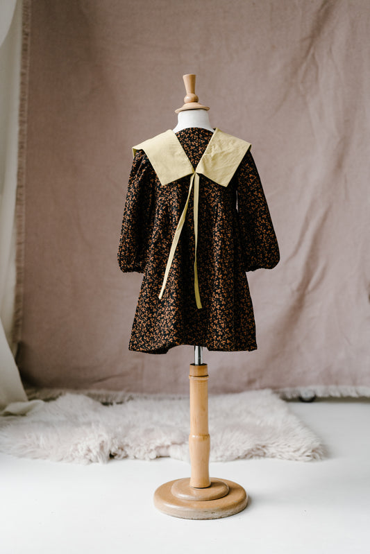 Corduroy Flower Dress