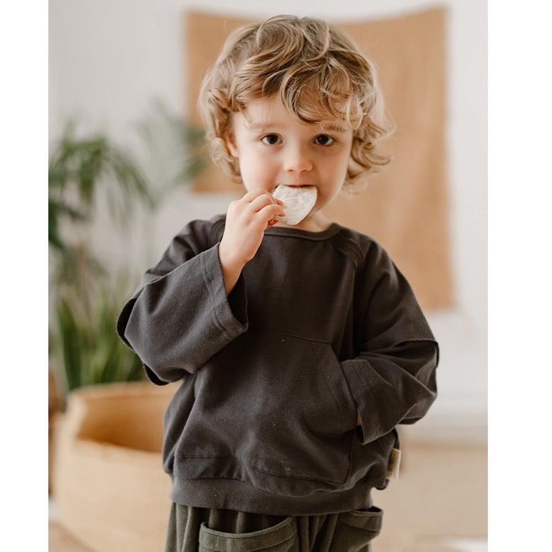 Lele Jove Basic Sweatshirt With Pockets