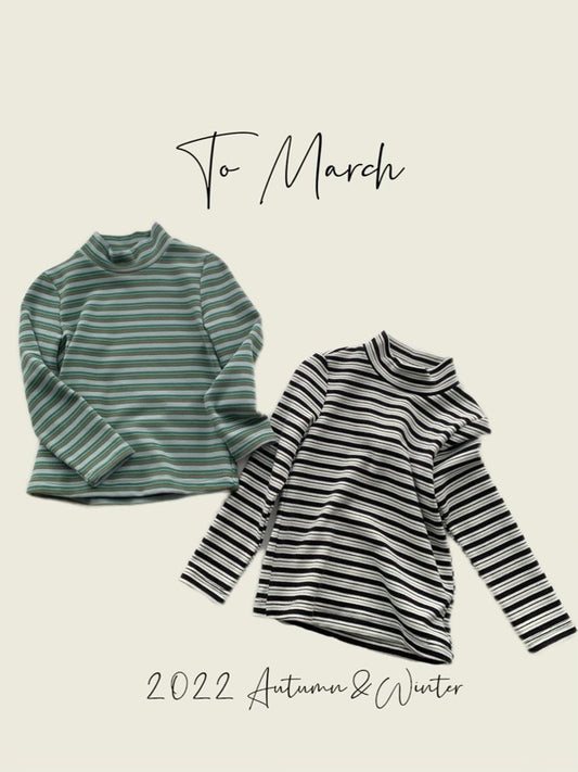 Little Little Knitted Strip T Shirt