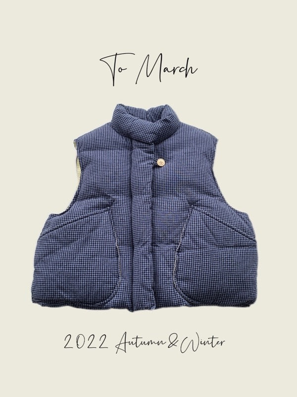 Plaid Padded Vest