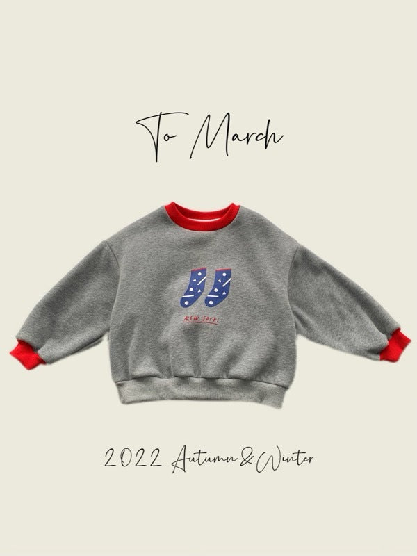 Little Little New Socks Sweatshirt