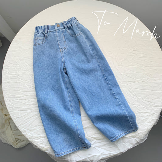 Wide-leg High-rise Jeans