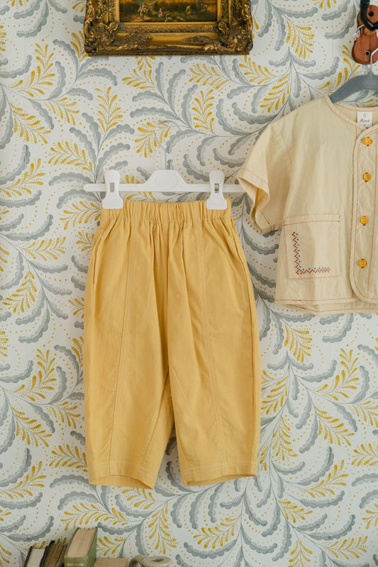 Little Little Casual Trousers Yellow